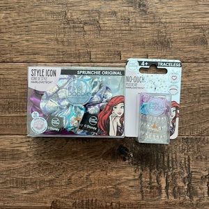 Disney Hair Scrunchies invisibobble Princess Ariel Sprunchies and Hair Spirals